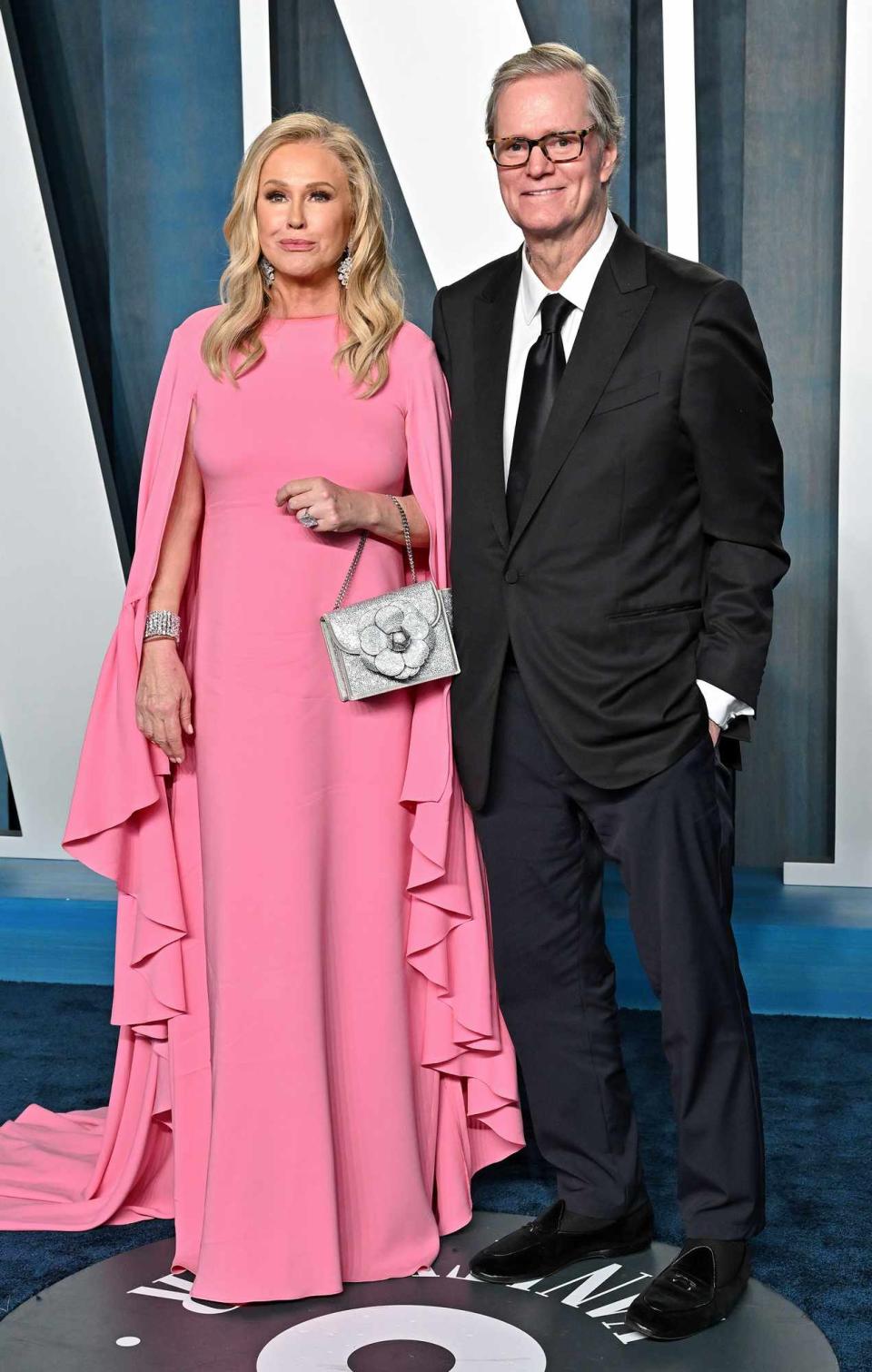 Kathy Hilton and Richard Hilton attend the 2022 Vanity Fair Oscar Party hosted by Radhika Jones at Wallis Annenberg Center for the Performing Arts on March 27, 2022 in Beverly Hills, California