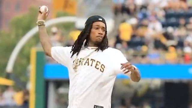 Wiz Khalifa 'Shroomed Out' Before First Pitch at Pirates Game