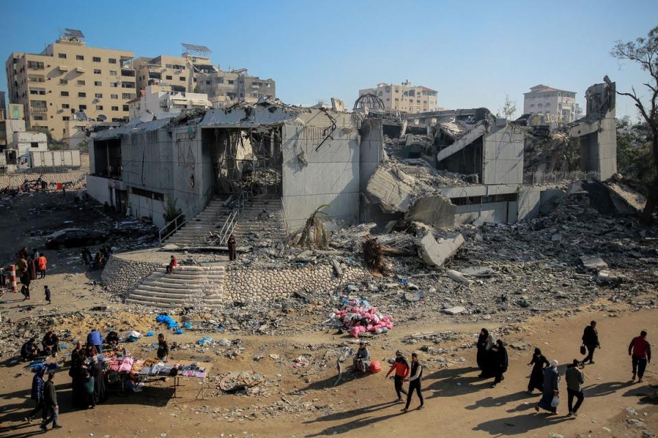 Israel has unleashed an unrelenting campaign on Gaza (AFP via Getty Images)