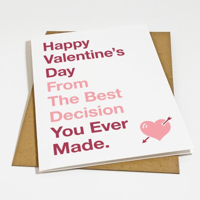 Don't Panic. This is Not a Valentines Card Valentine's Day Card, Handmade  Paper Goods Funny Valentine 