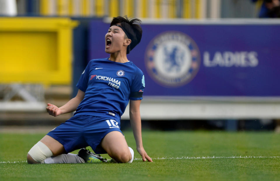 Die Südkoreanerin So-yun Ji gewann mit Chelsea viermal die englische Liga und ist mit 144 Länderspielen eine der erfahrensten Spielerinnen der WM. (Bild: Action Images via Reuters/Adam Holt)