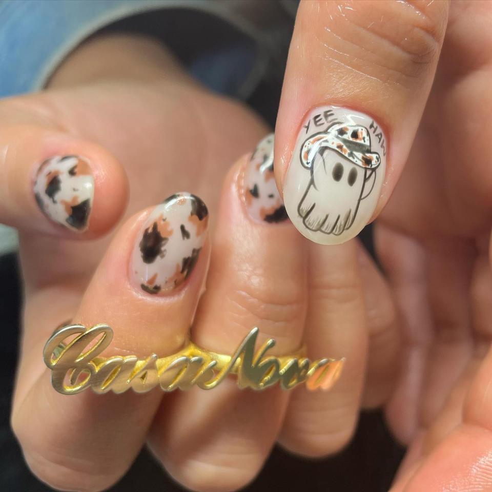 Cow Ghoul nails