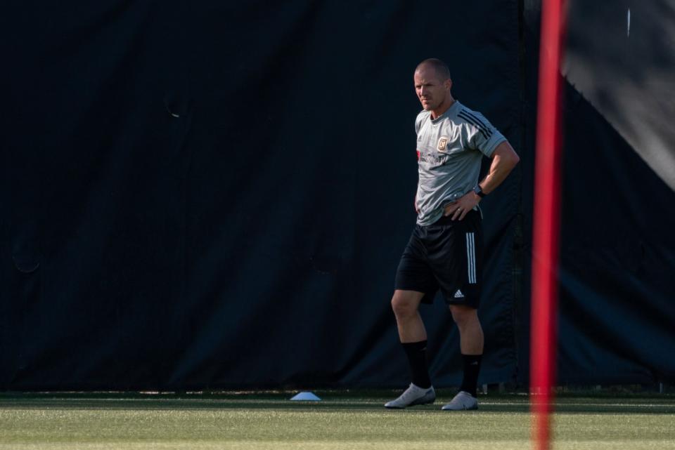 LAFC defender Jordan Harvey says teammates after feeling a little anxious since arriving in Orland.