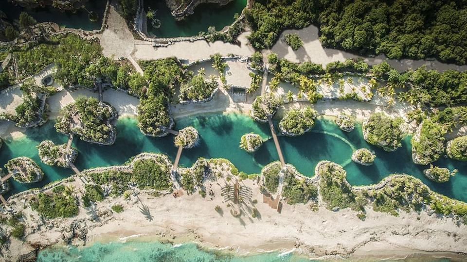 Aerial view of Hotel Xcaret Mexico