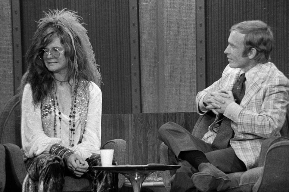 <div class="inline-image__caption"><p>August 1970: Janis Joplin and Dick Cavett</p></div> <div class="inline-image__credit">Photo by ABC Photo Archives/Disney General Entertainment Content via Getty Images</div>