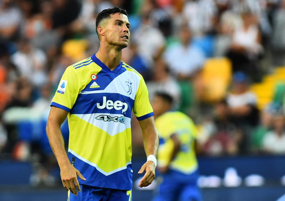 Cristiano Ronaldo wollte zunächst nicht gegen Udinese Calcio aufgestellt werden. (Bild: Reuters)