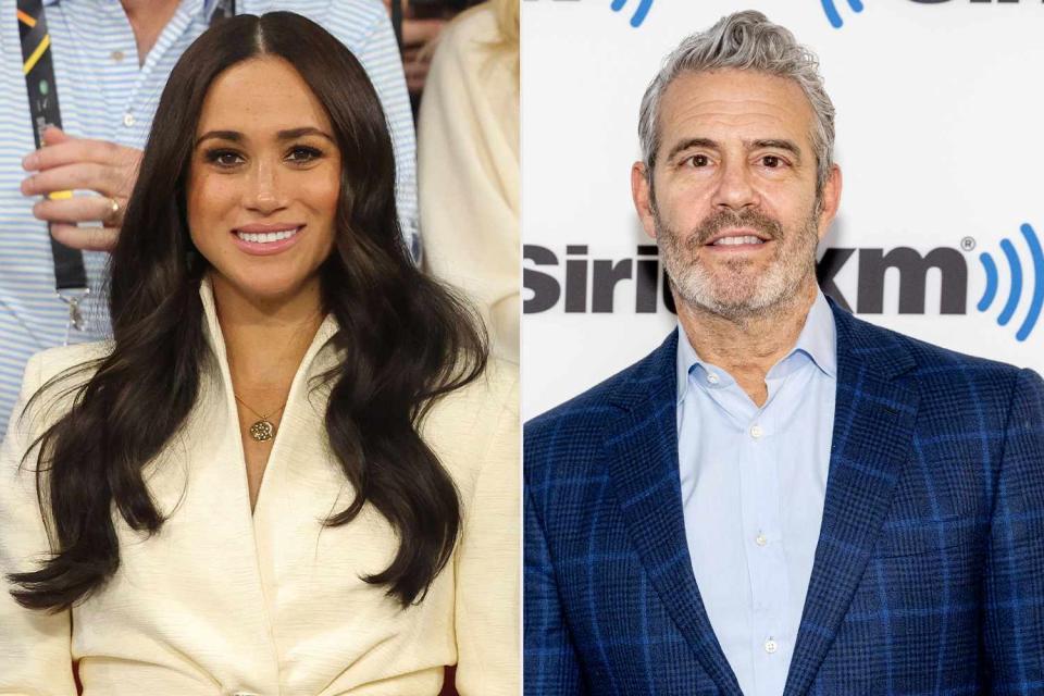 <p>Roy Rochlin/Getty;Chris Jackson/Getty</p> Meghan Markle (left) and Andy Cohen