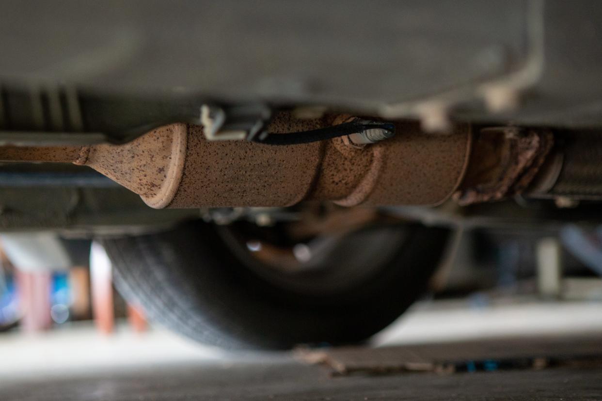 Catalytic converters are a target of thieves in Topeka, Wichita and elsewhere in Kansas, and they are now part of the state scrap metal law.