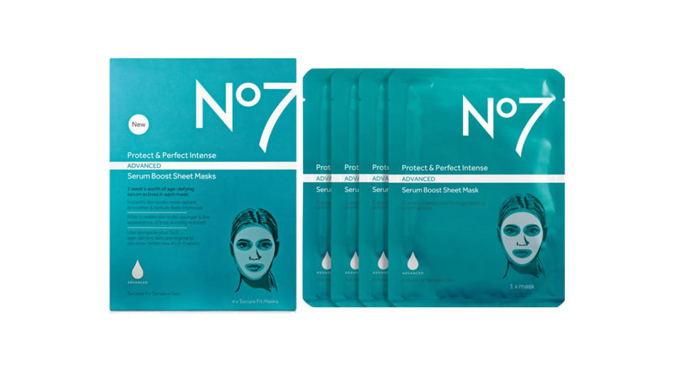 No7 Protect & Perfect Intense ADVANCED Serum Boost Sheet Masks