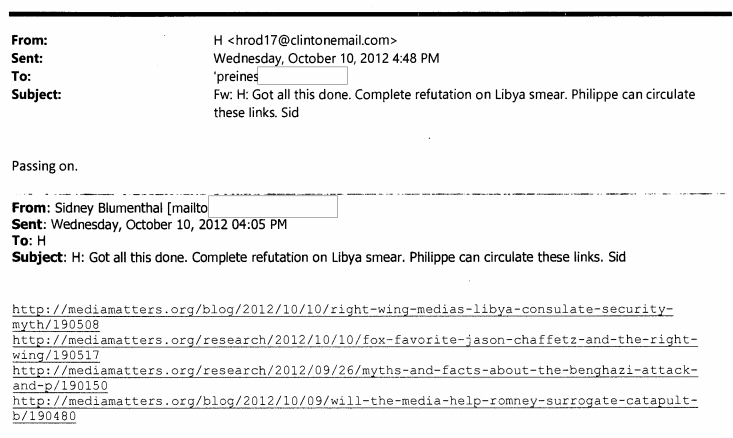 clinton libya smear