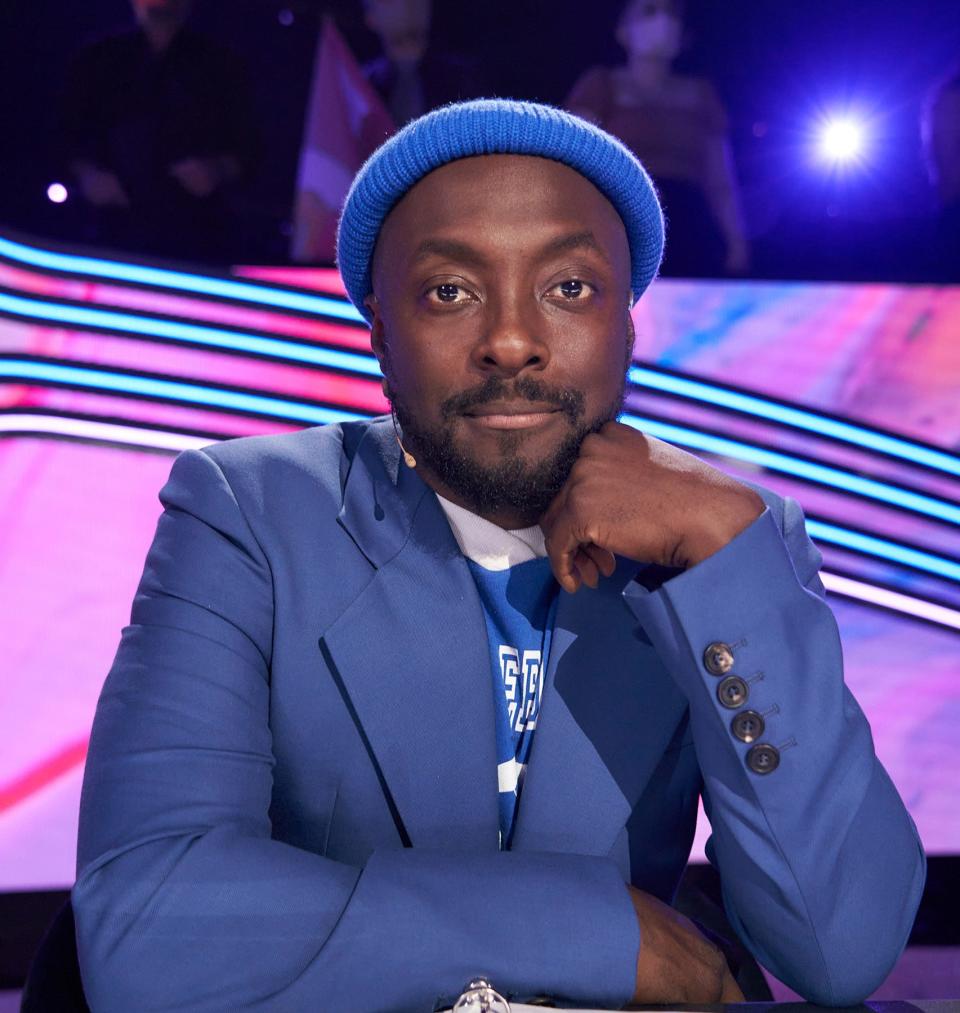 Rapper will.i.am joined the panel for Fox's "Masked Singer" on Nov. 10, 2021. The Black Eyed Peas band member is a judge on the network's singing competition in which contestants are disguised by avatars, "Alter Ego."