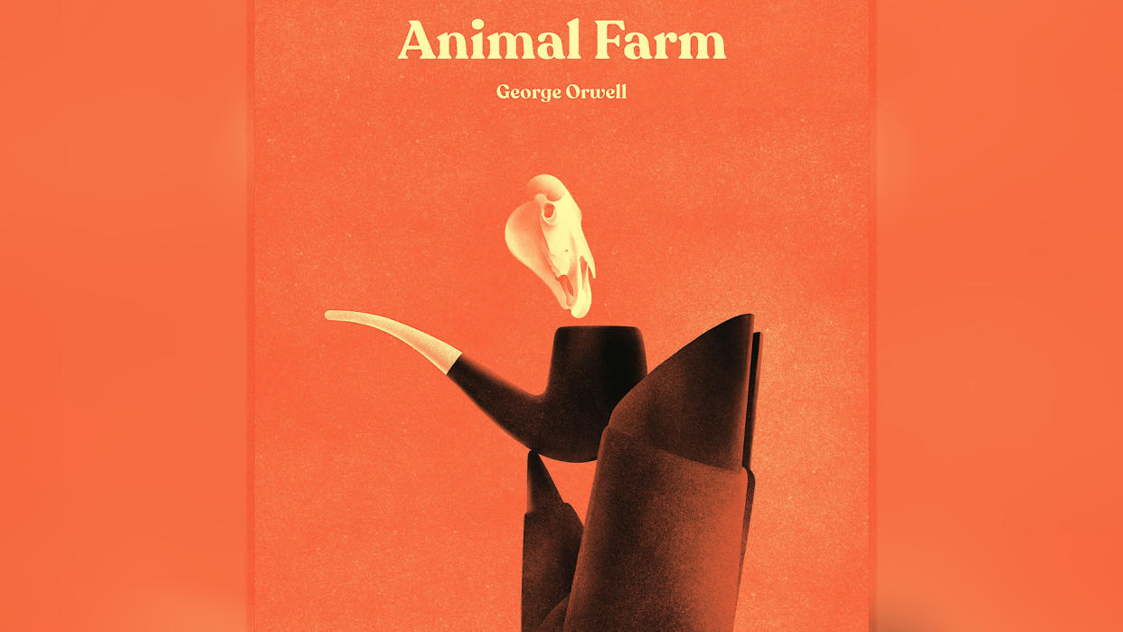  Animal Farm book cover by Karolis Strautniekas. 