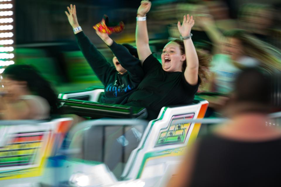 Scenes from the St. Joseph County Grange Fair as fair-goers enjoy rides, music, events and more Monday, Sept. 19, 2022, at the St. Joseph County Grange Fair in Centreville. 