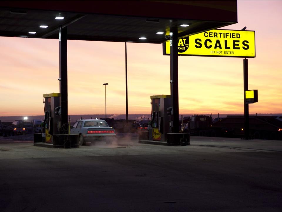 Gas station in Williston, North Dakota in 2012.