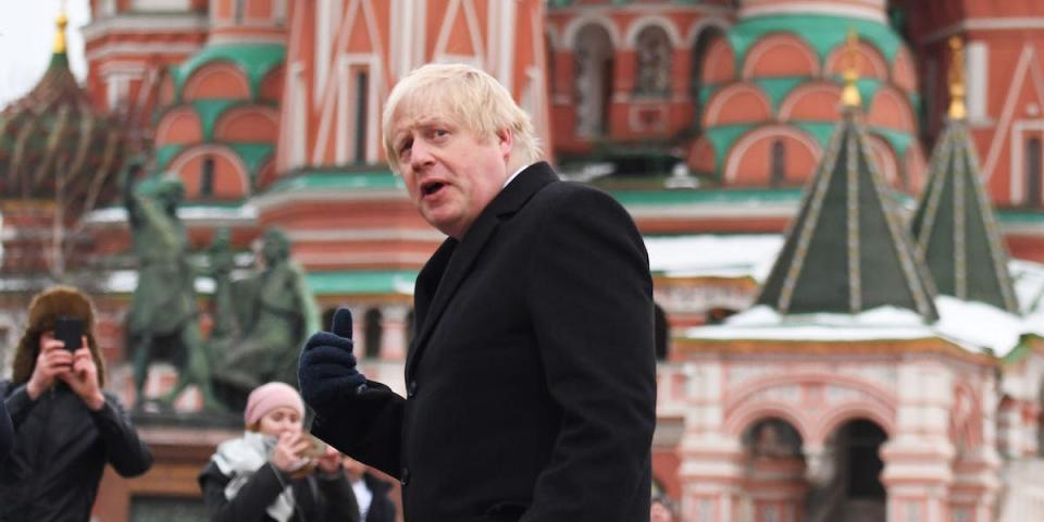 Boris Johnson Russia