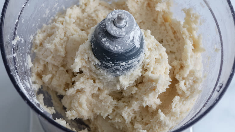 dough in food processor