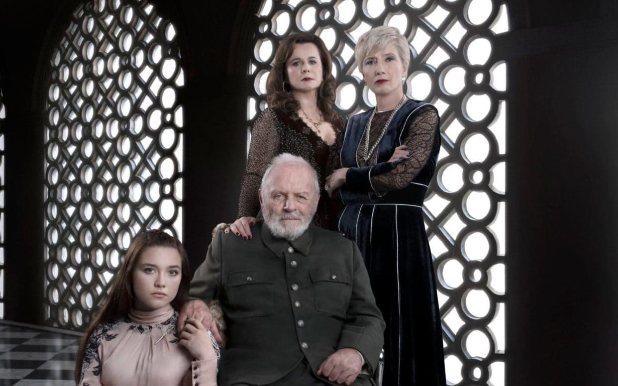 Petty jealousy: Florence Pugh, Anthony Hopkins, Emily Watson and Emma Thompson - WARNING: Use of this copyright image is subject to the terms of use of BBC Pictures' Digital Picture