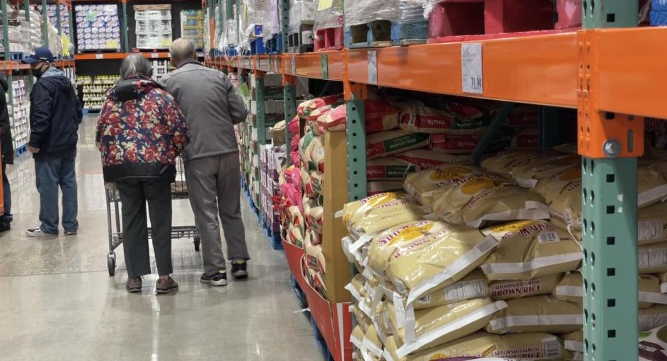 美國超市大米種類多，一不小心就「踩雷」。（記者王若然／攝影）