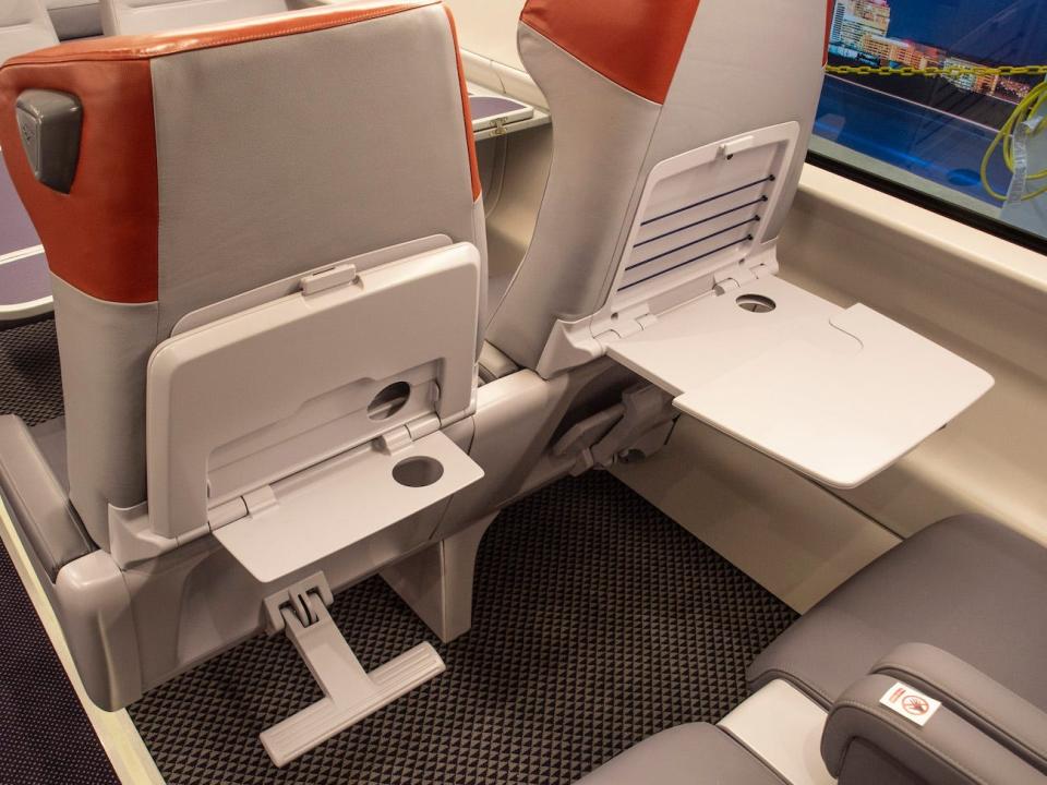 Amtrak new Acela trains interior