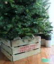 <p>This clever tree stand cover, made from a pallet or pine boards, lends a rustic feel to your decor. Finish it by stenciling on your favorite Christmas-themed saying.</p><p><strong>Get the tutorial at <a href="https://theturquoisehome.com/how-to-build-a-crate/" rel="nofollow noopener" target="_blank" data-ylk="slk:The Turquoise Home;elm:context_link;itc:0;sec:content-canvas" class="link ">The Turquoise Home</a>.</strong></p><p><a class="link " href="https://www.amazon.com/DOVETAILS-Stencils-Alphabet-Numbers-Capitals/dp/B07C51B17R/ref=sr_1_1_sspa?tag=syn-yahoo-20&ascsubtag=%5Bartid%7C10050.g.28746492%5Bsrc%7Cyahoo-us" rel="nofollow noopener" target="_blank" data-ylk="slk:SHOP STENCILS;elm:context_link;itc:0;sec:content-canvas">SHOP STENCILS</a></p>