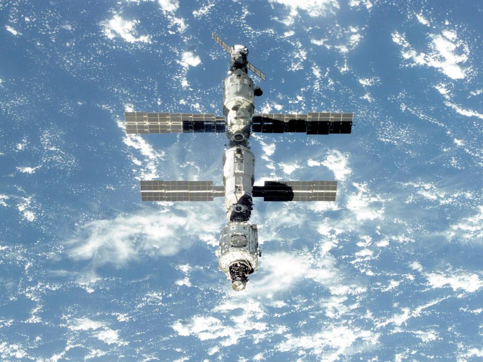 The International Space Station in 2000.