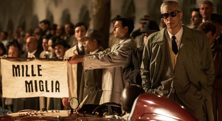 La carrera de Mille Miglia, un punto alto en el relato construido por Michael Mann en Ferrari