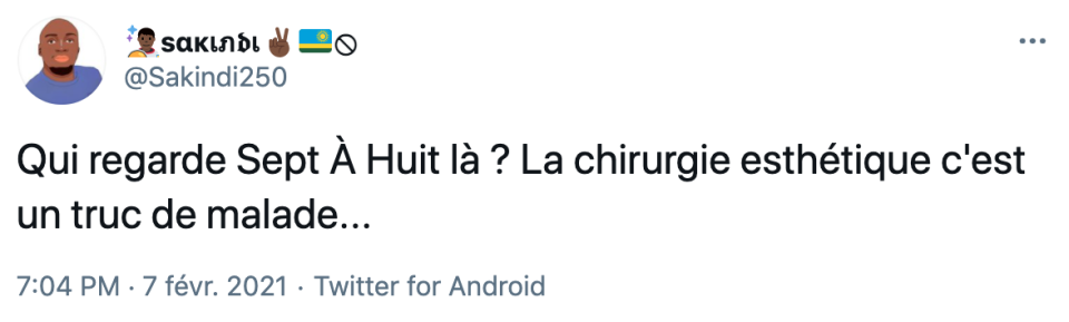 Sept à Huit : les propos d’un chirurgien esthétique au Maroc choquent la Toile 