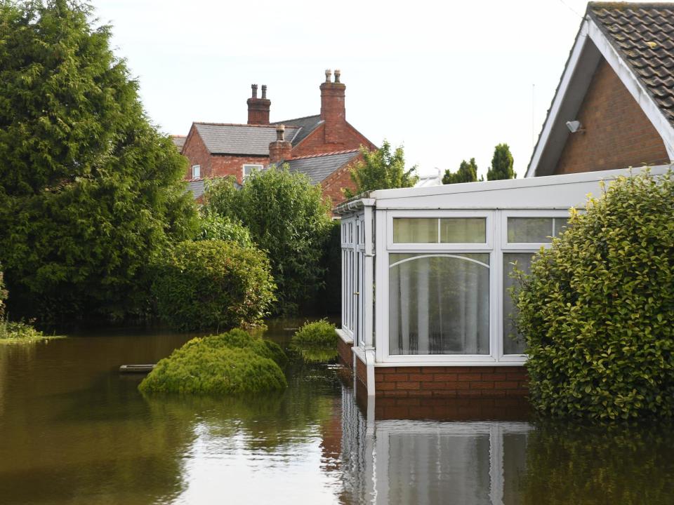 More torrential rain is set to hit swathes of the UK, bringing a renewed risk of flooding and worsening the situation in areas already underwater.Government agencies battling to pump out excess water in Wainfleet, Lincolnshire were braced for further storms on Tuesday, while more heavy rainfall is forecast for southeast England overnight.“We are going to see large amounts of rainfall quickly and we could see further flash flooding,” a Met Office spokesperson told The Independent.Doug Wilson, flood duty manager at the Environment Agency, added: “There will continue to be an increased flood risk in the Wainfleet area until Saturday, with a risk of heavy thundery showers today and more prolonged showers tomorrow.”Mr Wilson said Environment Agency staff were working around the clock alongside emergency services to protect people and property.The agency updated its flood warning to say that there could be further issues if the thunderstorms affect the Wainfleet area.The Met Office said any location within central and east England would probably see between 15mm and 30mm of rain, with some areas getting as much as 50mm, between Tuesday evening and Wednesday.It comes on top of the 132mm of rain – more than two months' worth – that fell on Wainfleet in just two days between 10 and 12 June.The River Steeping burst its banks on Wednesday, flooding some 130 homes and causing the evacuation of 590 in total. The occupants might not be able to return until Friday 21 June.Other Wainfleet residents have been told to avoid using toilets, washing machines and baths due to a strain on the sewerage system.“With very wet ground, any rain falling could cause rivers to rise quickly, so please prepare, act, survive and know your flood risk,” said the Environment Agency Midlands in a tweet.RAF Chinook helicopters have dropped more than 330 one-tonne sandbags to repair the River Steeping bank and police are monitoring the area to look out for any other breaches of flood defences. Meanwhile, the Environment Agency installed two “ultra-high volume” pumps to help remove water from the affected areas.On Monday, the Environment Agency's Midlands department said its teams had pumped 225 Olympic-sized swimming pools’ worth of water away from Wainfleet overnight.But the spell of bad weather could also bring a risk of floods in other places of the UK, although river levels are decreasing in most of the areas at risk.“Heavy and persistent thunderstorms today and tomorrow will bring a risk of surface water and river flooding for southern, central and eastern England,” said Mr Wilson.The Met Office has issued weather warnings for the Southeast, East Anglia, the East Midlands and some of the Northeast from 6pm Tuesday until 9pm Wednesday.Strong gusty winds and lightning strikes are also expected, and forecasters said the storms and floods could cause power cuts, train and bus delays and disruption for drivers.The bulk of the bands of rain will move northwards tomorrow, but more isolated thundershowers will follow close behind.Thursday will see more scattered shower before Friday and Saturday bring some relief and a couple of dry days. However, the Met Office forecasts more rain from Sunday.Additional reporting by PA