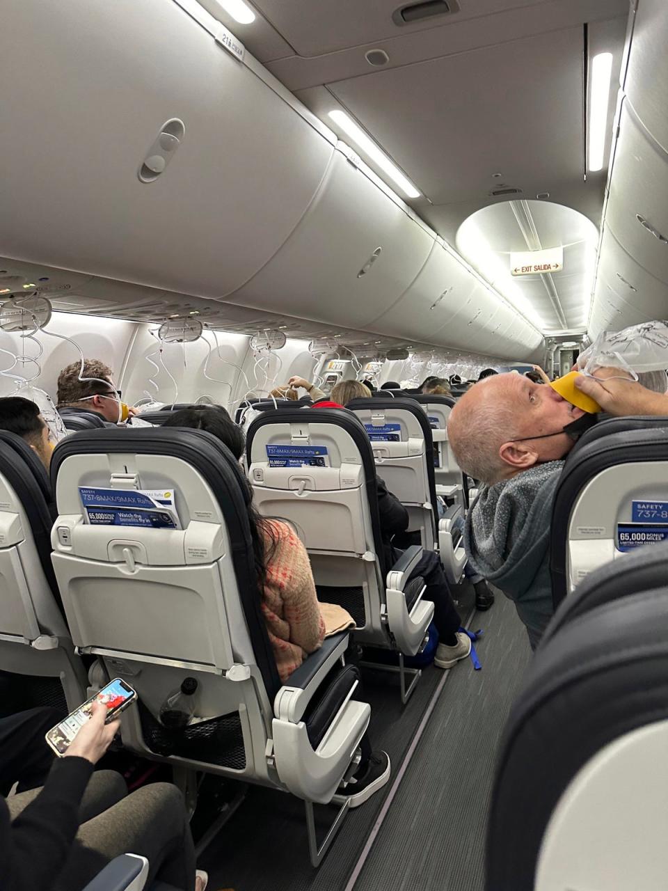 Inspections of the aircrafts have been ordered by federal authorities over concerns that passenger oxygen masks could fail during an emergency (AP)