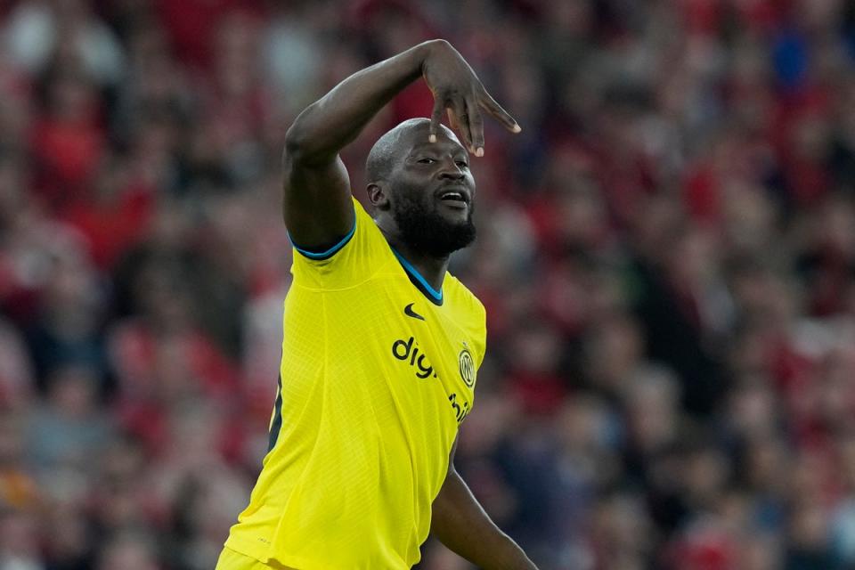 Romelu Lukaku scored a penalty to help Inter take complete control against Benfica  (AP)