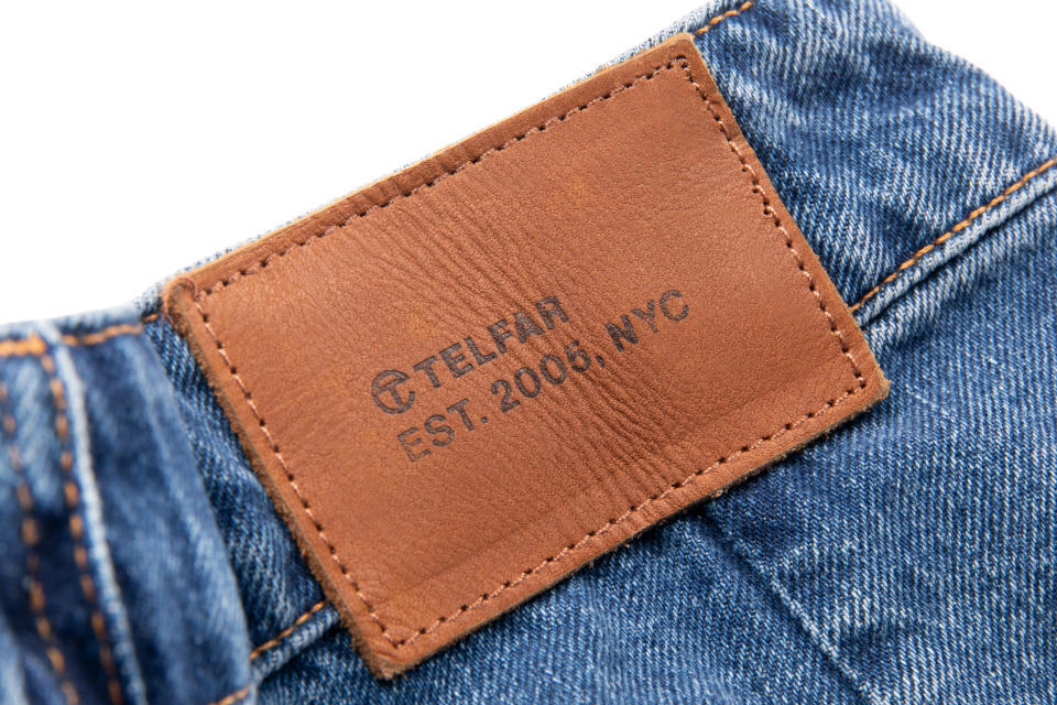 The Telfar Denim label. 