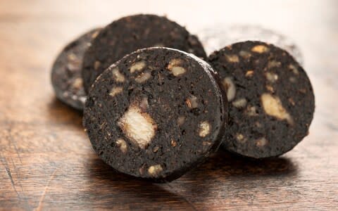 Black pudding - Credit: Getty