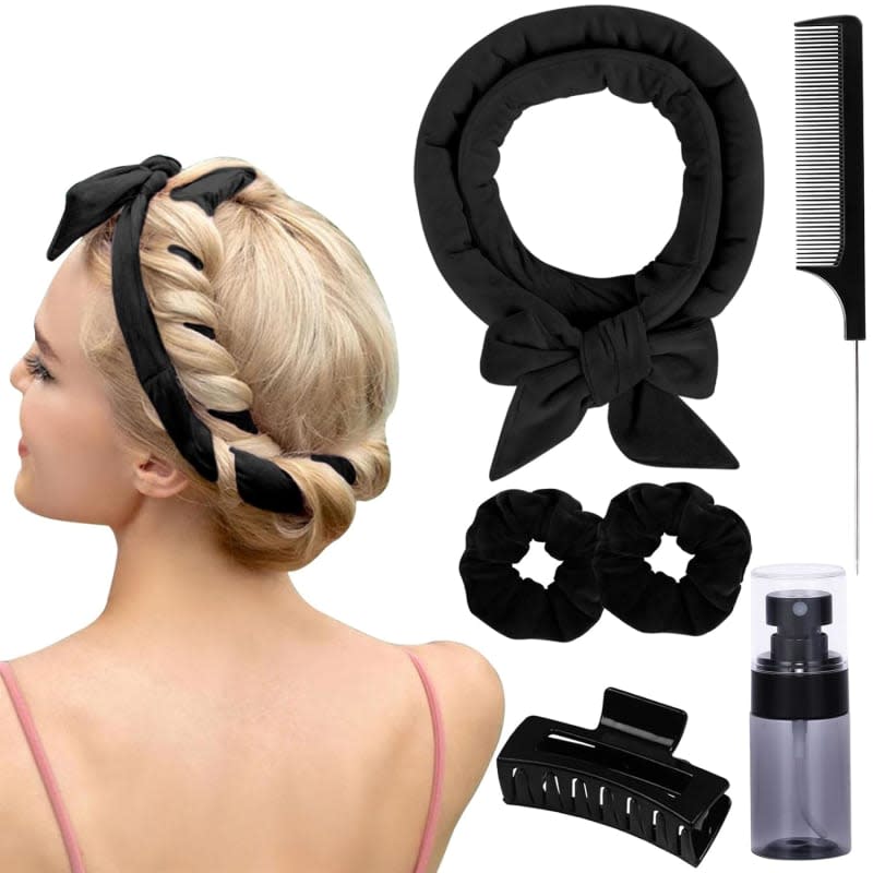 Heatless Curling Rod Headband