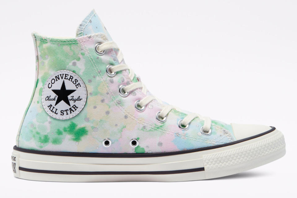 converse, sneakers, floral