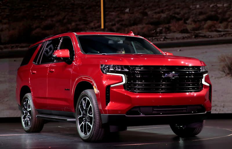 FILE PHOTO: Chevrolet reveals the 2021 Tahoe SUV in Detroit