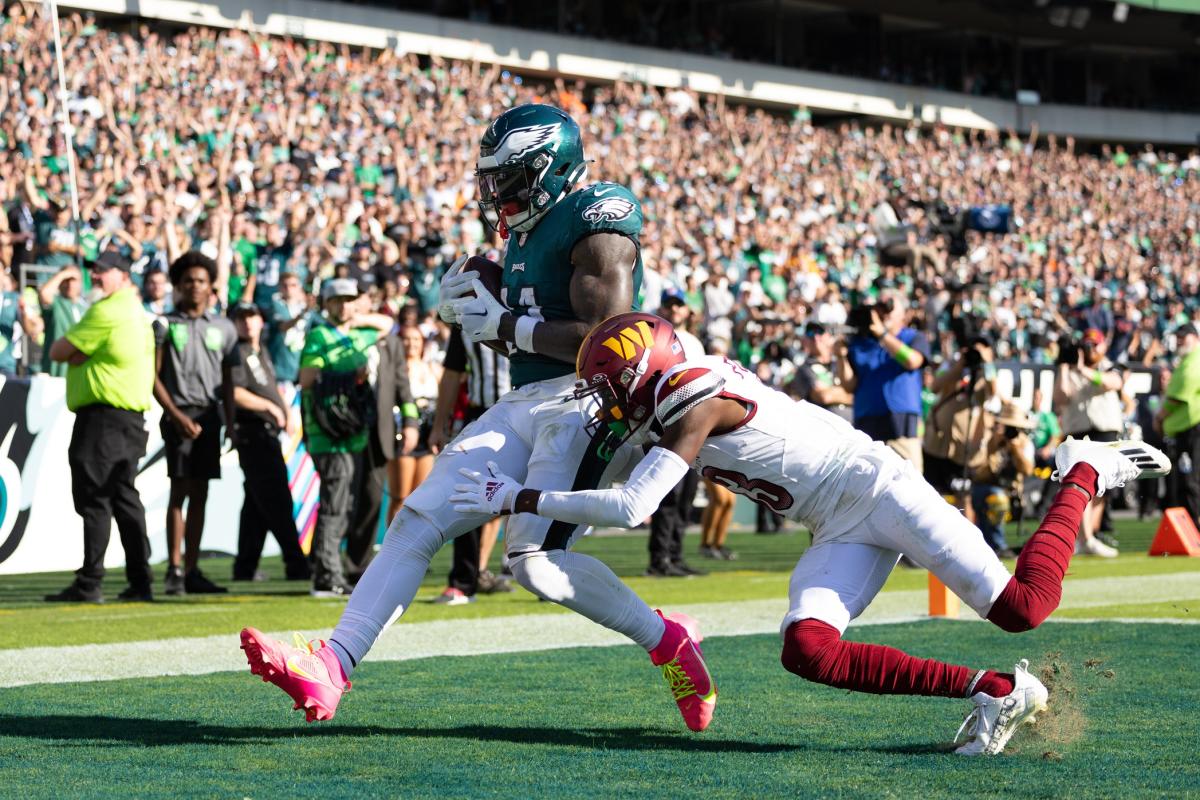 Eagles news: AJ Brown gets 'randomly' drug tested after big game vs.  Commanders