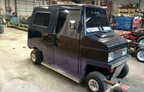 <p>The Cushman Vanster is a thin, weirdly shaped microvan used mostly for industrial or service jobs. This one's been customized with a new paint job, a stereo, tinted windows, and more. <a href="https://www.ebay.com/itm/1987-Other-Makes-Vanster/274141415475?hash=item3fd41a0833:g:tr8AAOSwR75dSe-6&autorefresh=true" rel="nofollow noopener" target="_blank" data-ylk="slk:It can be yours today for just $8200;elm:context_link;itc:0;sec:content-canvas" class="link ">It can be yours today for just $8200</a>. </p>