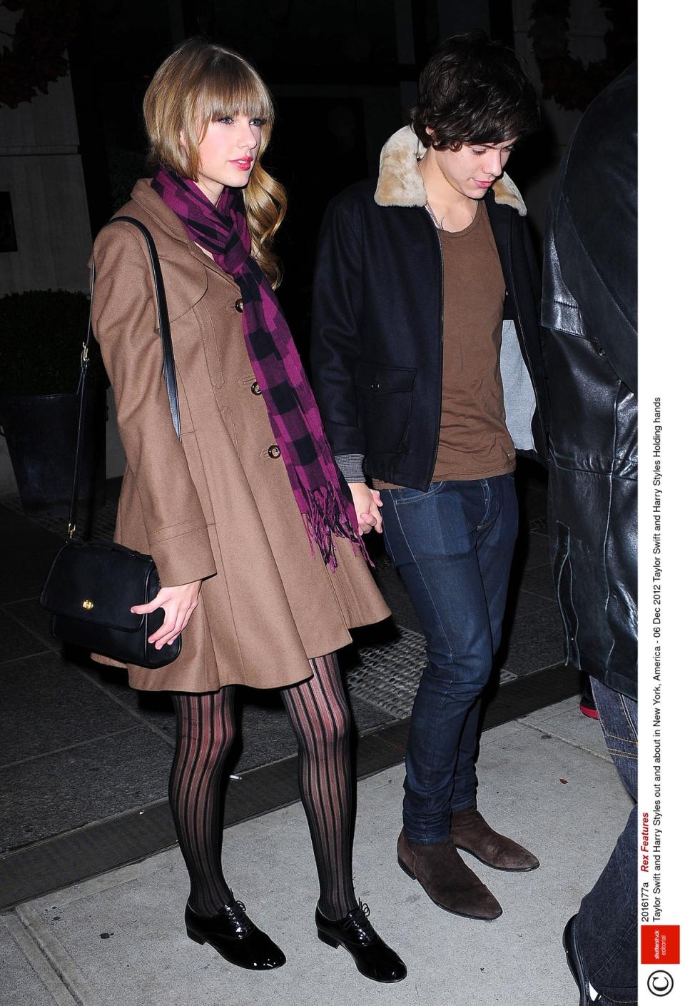 Taylor Swift and Harry Styles out and about in New York, 2012 (Rex Features)