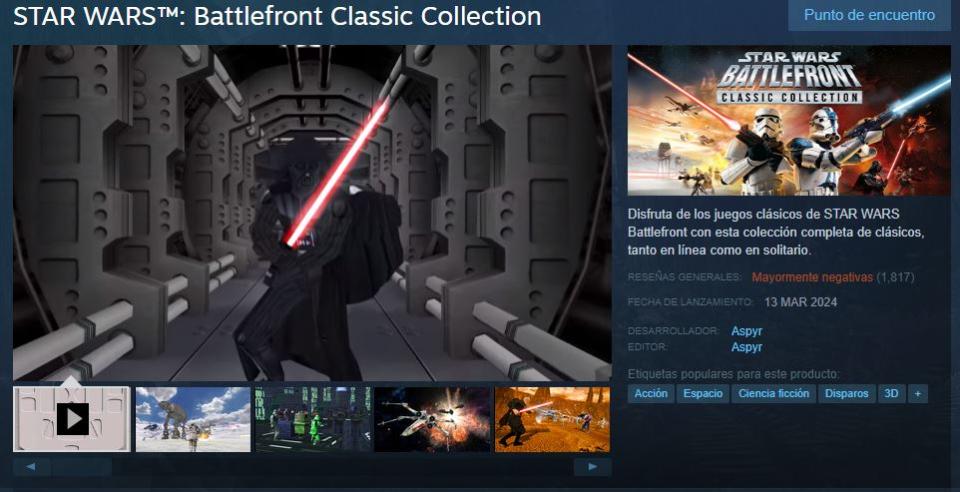 Star Wars: Battlefront Classic Collection recibió duras críticas