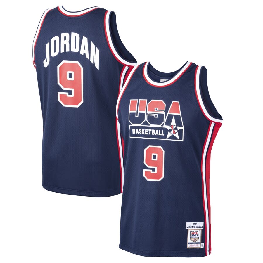 Michael Jordan USA Basketball Home 1992 Dream Team Authentic Jersey