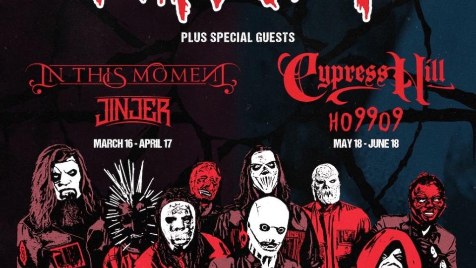 Slipknot 2022 Knotfest Tour Poster