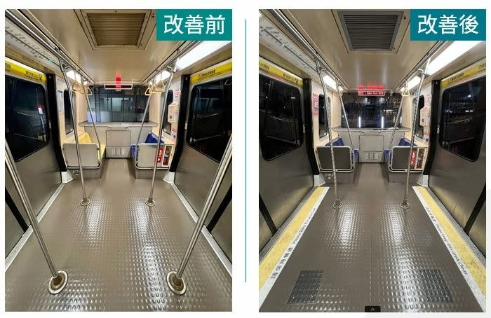 文湖線馬特拉車廂再優化。台北捷運提供