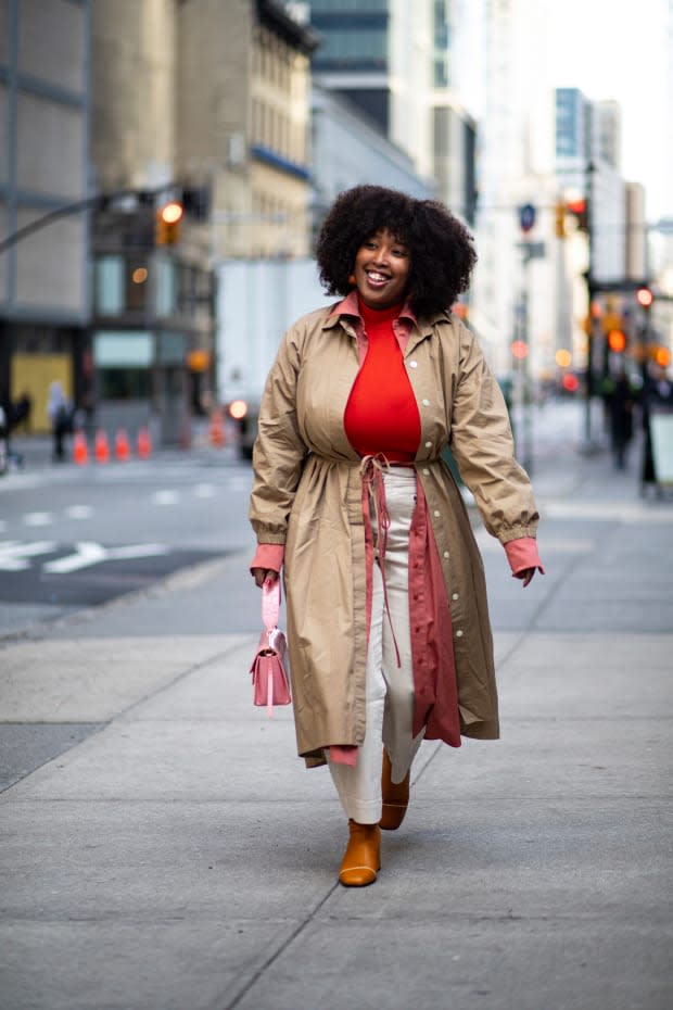 <p>On the street at New York Fashion Week Fall 2020. </p>