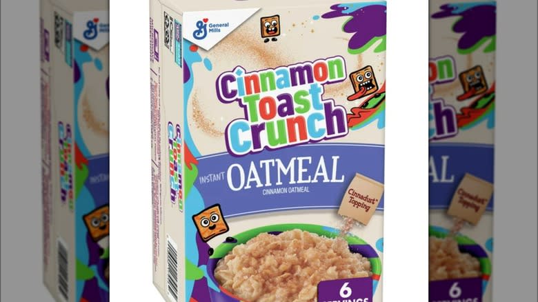 Cinnamon Toast Crunch instant oatmeal