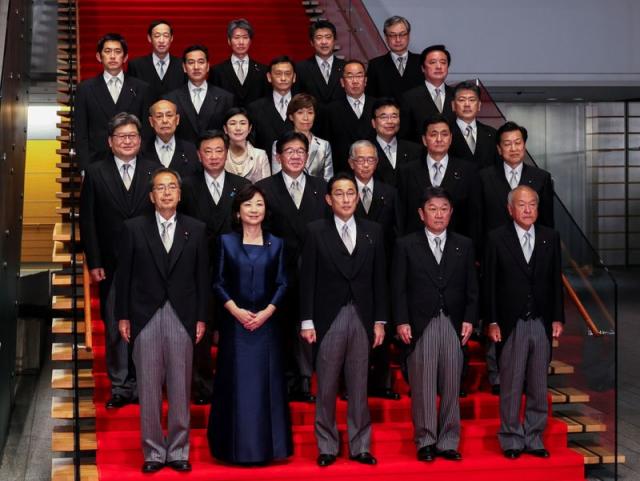 Profiles of Japan PM Kishida's Cabinet members