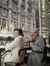 <p>She also was the host of some pretty coveted gigs herself! She hosted the Macy's Thanksgiving Day Parade for 10 years alongside Lorne Greene. Here, the pair sits and watches as floats go by in 1965. </p>