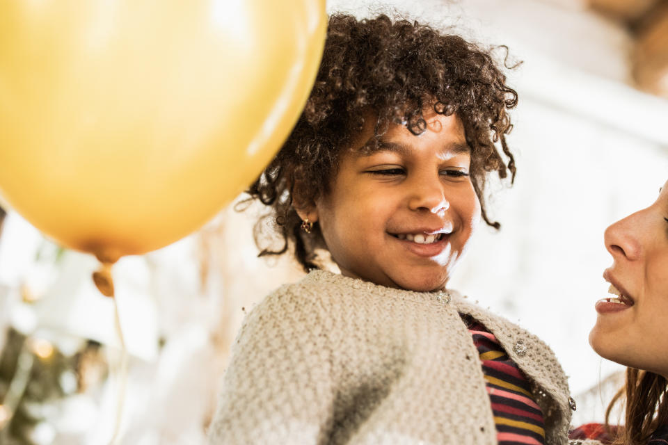 Filling the house with balloons or other decorations you have on hand can make the day special.&nbsp; (Photo: skynesher via Getty Images)