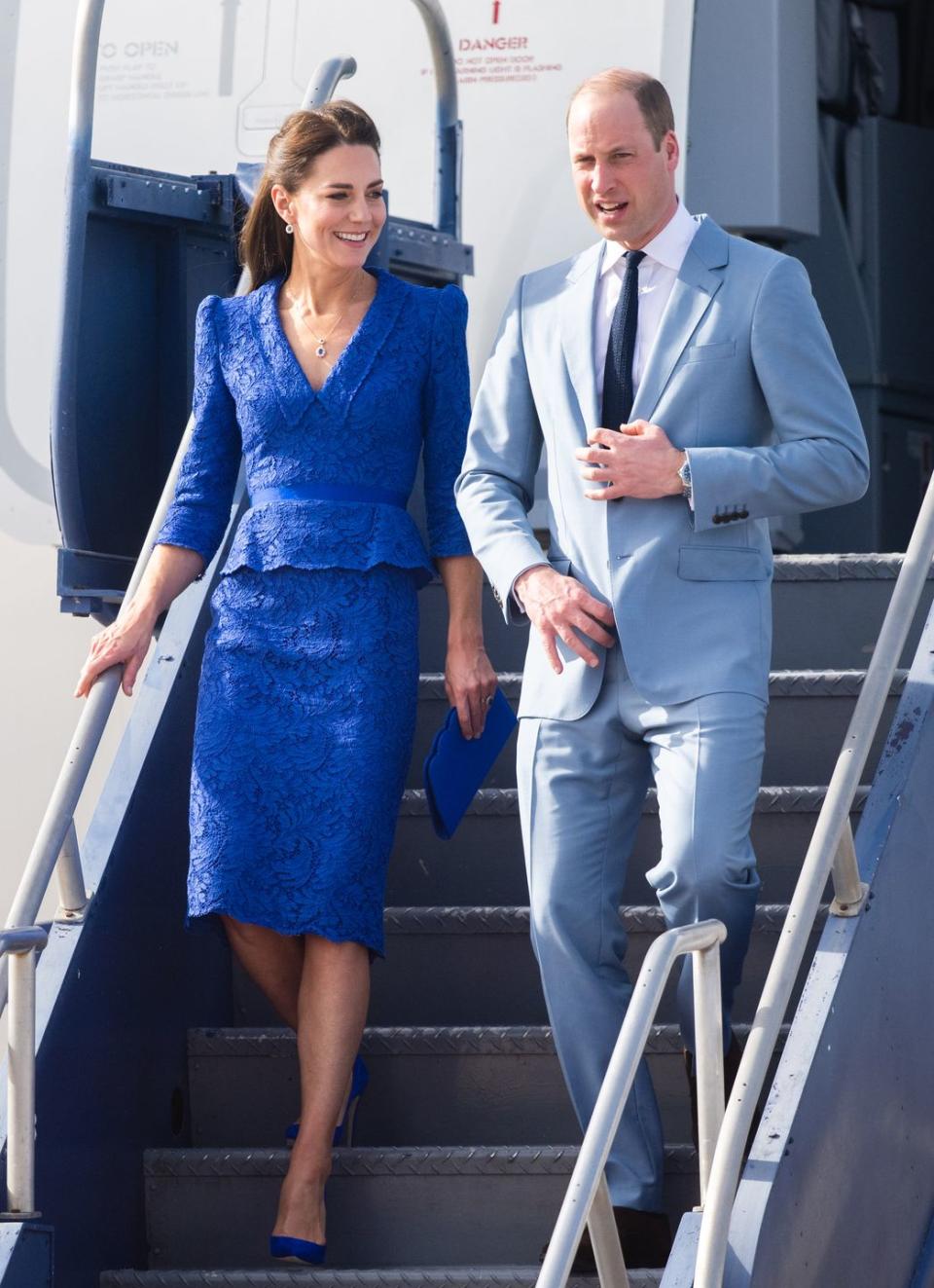 1) The Cambridges touch down in Belize.