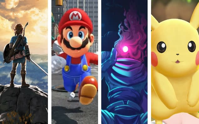 The best Nintendo Switch games including The Legendof Zelda: Breath of the Wild, Super Mario Odyssey, Dead Cells and Pokemon Let's Go