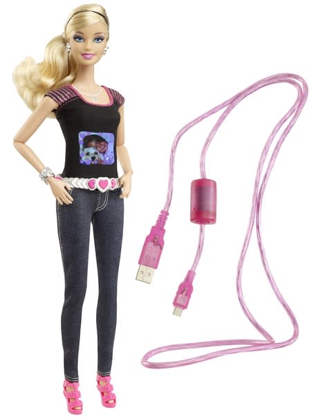 Picture yourself on Barbie's waistline.